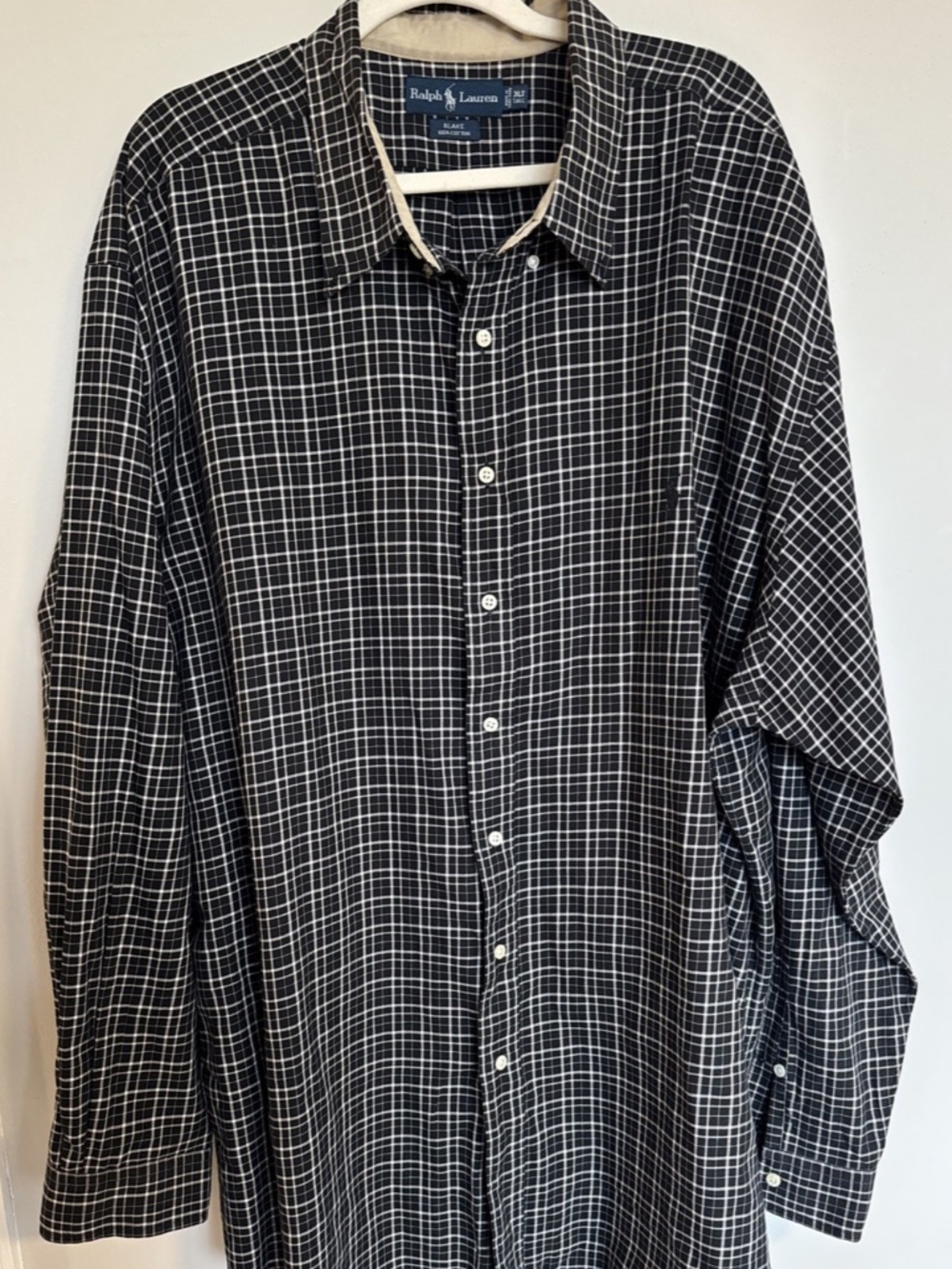 Vintage Ralph Lauren Blake Plaid Button-Down – Men’s 3LT (3XL Tall)